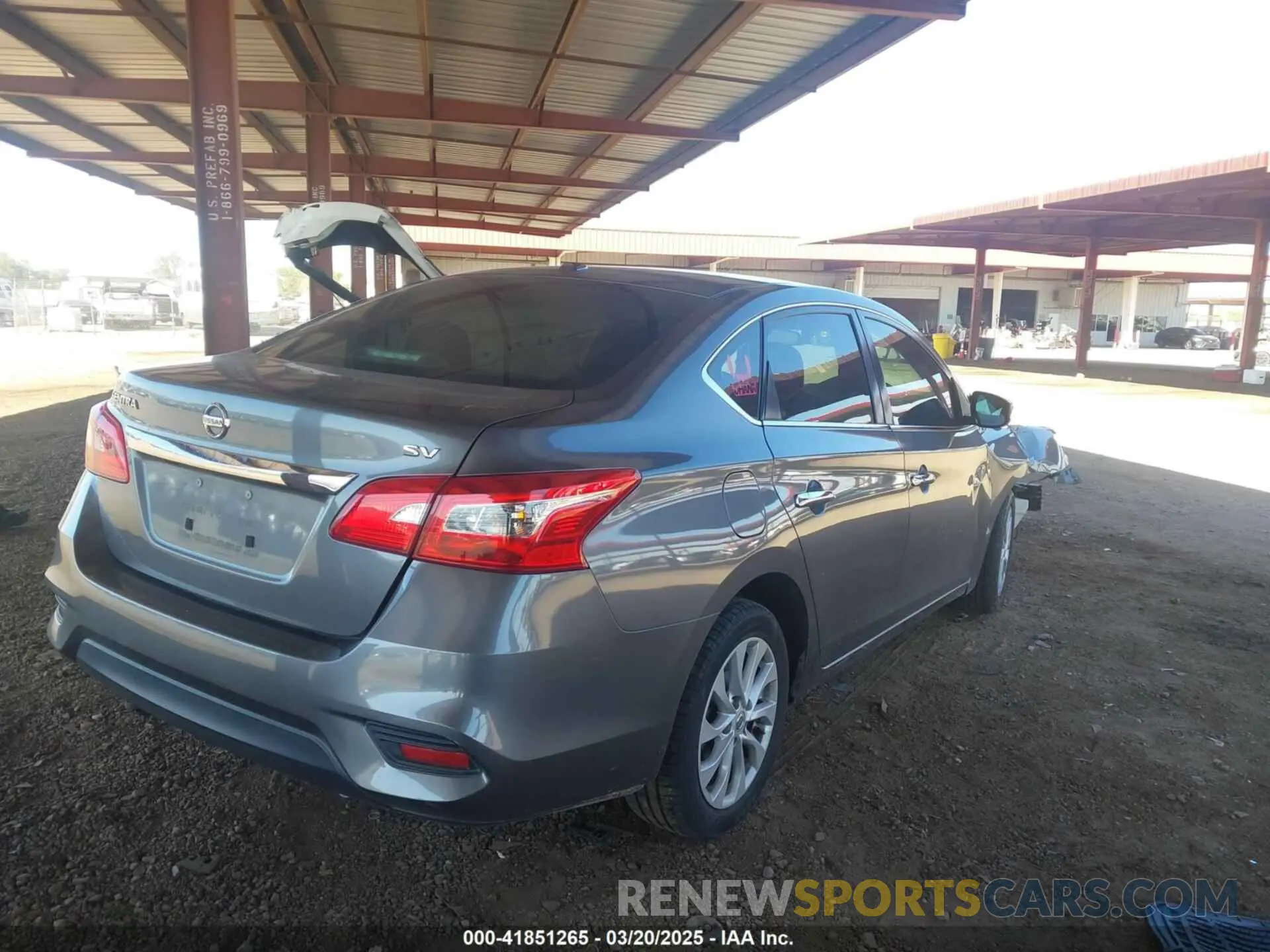 4 fotografías del automóvil dañado 3N1AB7AP3KL605450 NISSAN SENTRA 2019