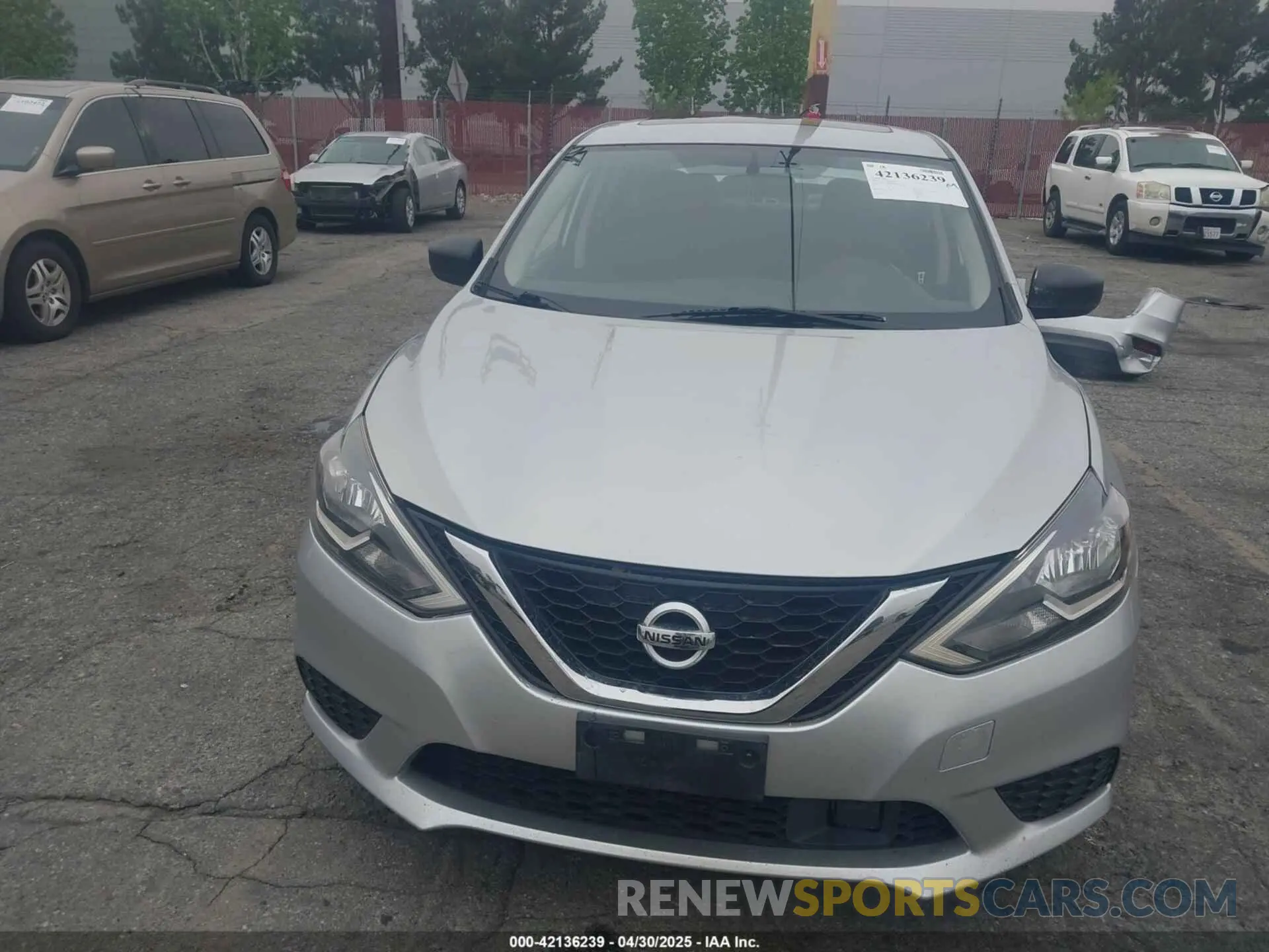 13 fotografías del automóvil dañado 3N1AB7AP3KY210722 NISSAN SENTRA 2019