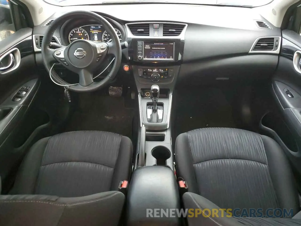 8 fotografías del automóvil dañado 3N1AB7AP3KY222188 NISSAN SENTRA 2019