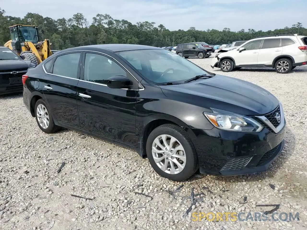 4 fotografías del automóvil dañado 3N1AB7AP3KY229822 NISSAN SENTRA 2019