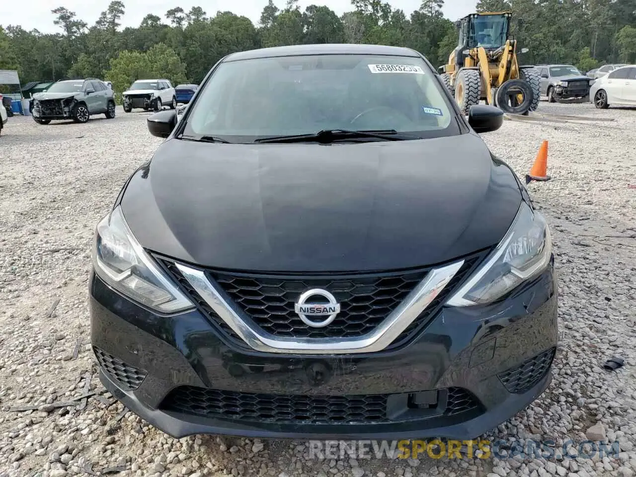 5 fotografías del automóvil dañado 3N1AB7AP3KY229822 NISSAN SENTRA 2019