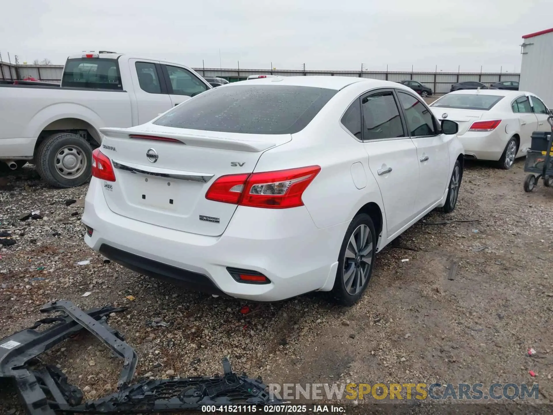 4 fotografías del automóvil dañado 3N1AB7AP3KY232557 NISSAN SENTRA 2019