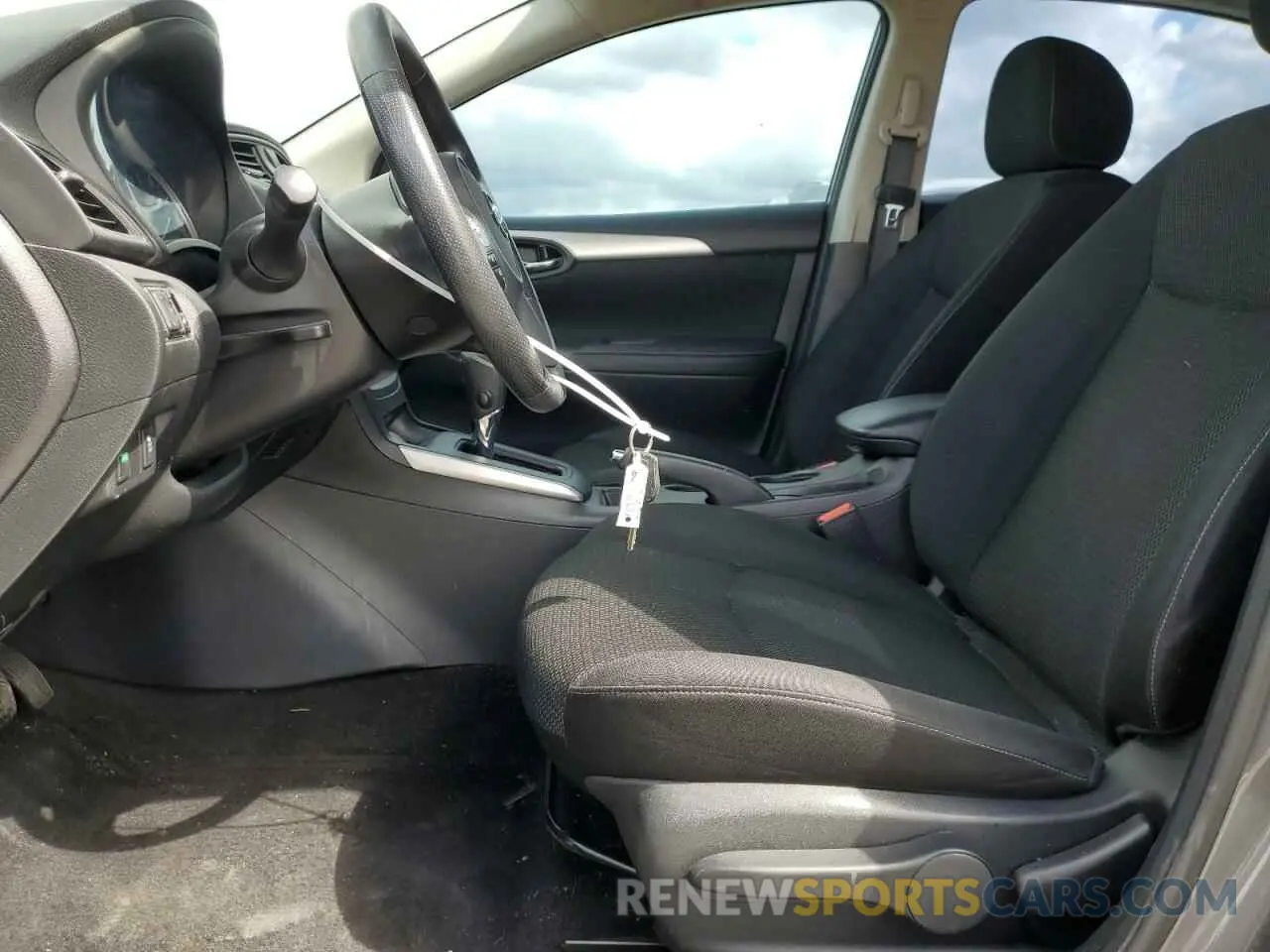 7 fotografías del automóvil dañado 3N1AB7AP3KY236382 NISSAN SENTRA 2019