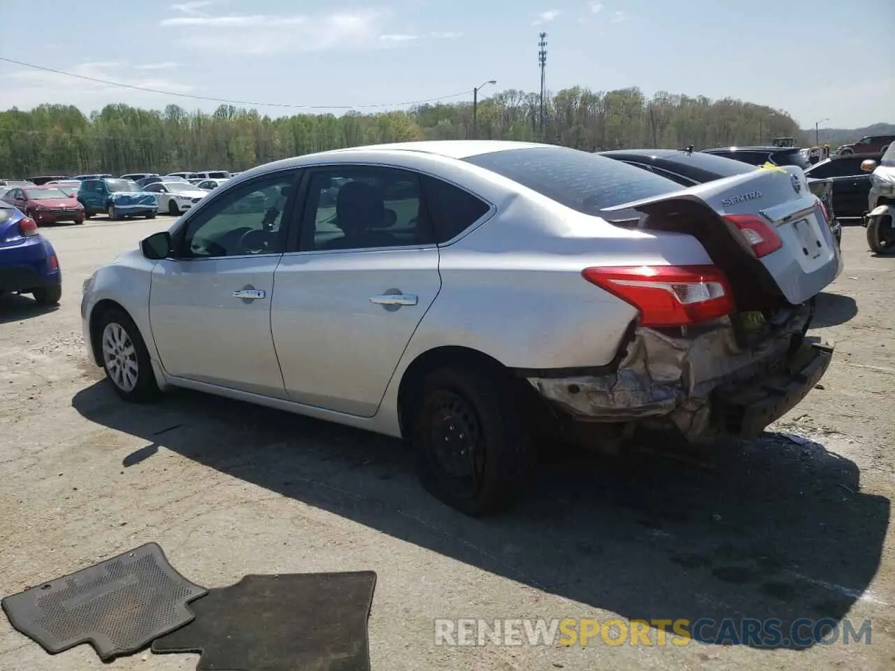 2 fotografías del automóvil dañado 3N1AB7AP3KY237158 NISSAN SENTRA 2019