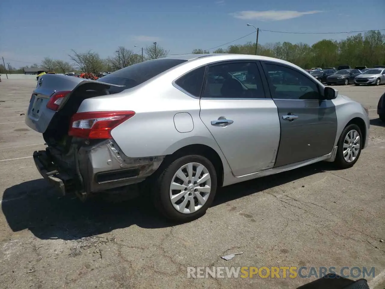 3 fotografías del automóvil dañado 3N1AB7AP3KY237158 NISSAN SENTRA 2019