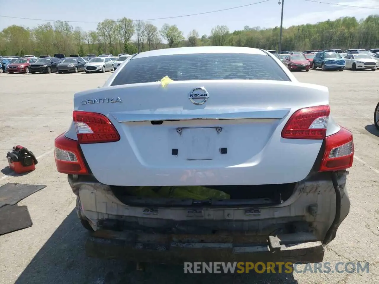 6 fotografías del automóvil dañado 3N1AB7AP3KY237158 NISSAN SENTRA 2019