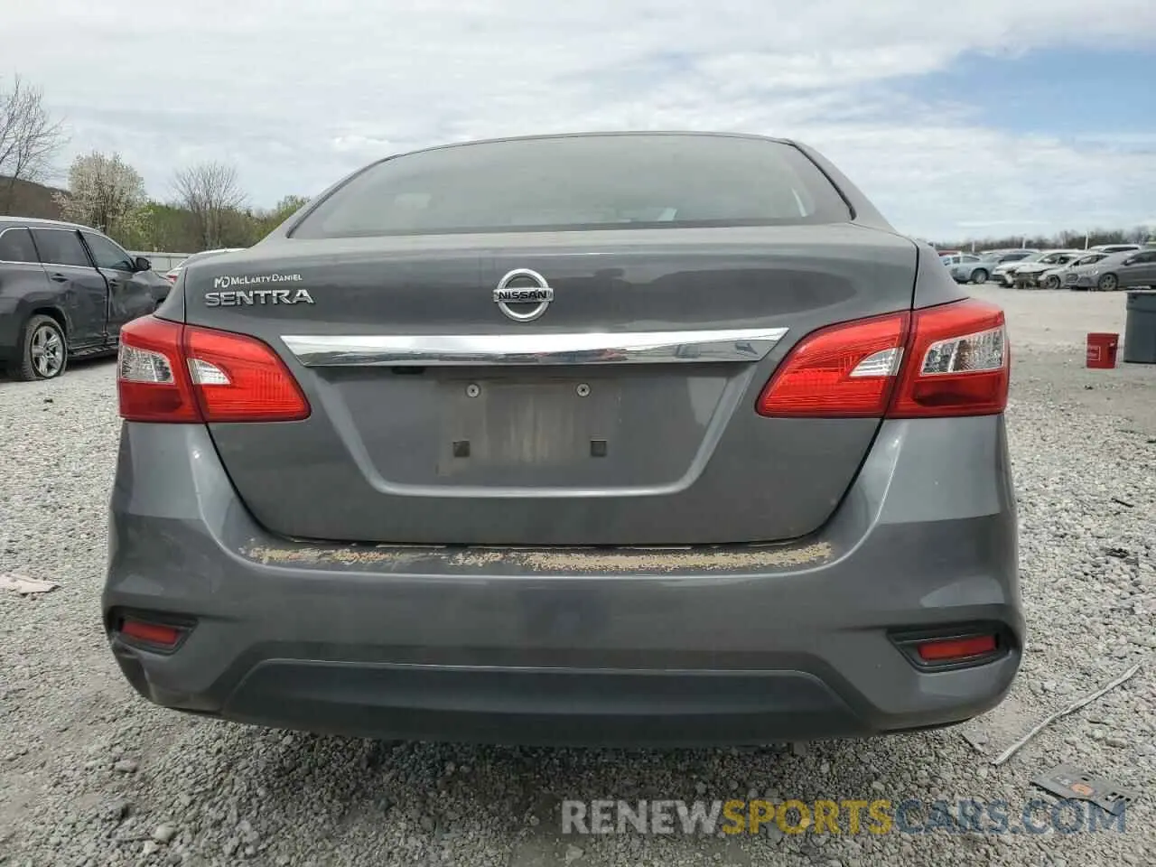 6 fotografías del automóvil dañado 3N1AB7AP3KY250640 NISSAN SENTRA 2019