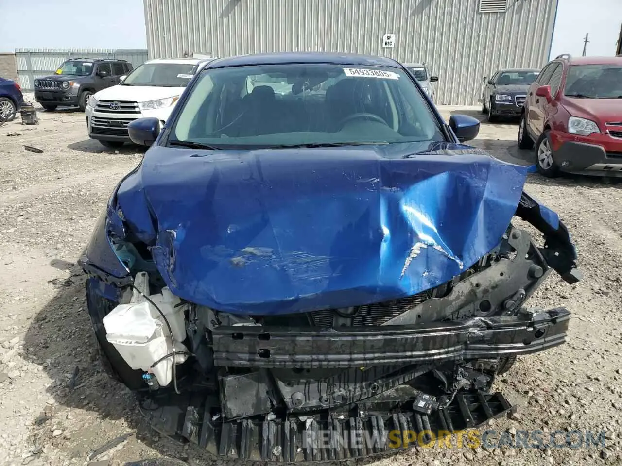 5 fotografías del automóvil dañado 3N1AB7AP3KY275831 NISSAN SENTRA 2019