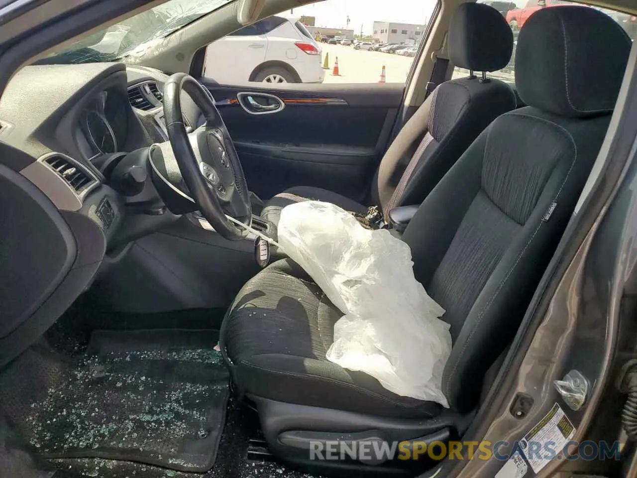 7 fotografías del automóvil dañado 3N1AB7AP3KY276767 NISSAN SENTRA 2019