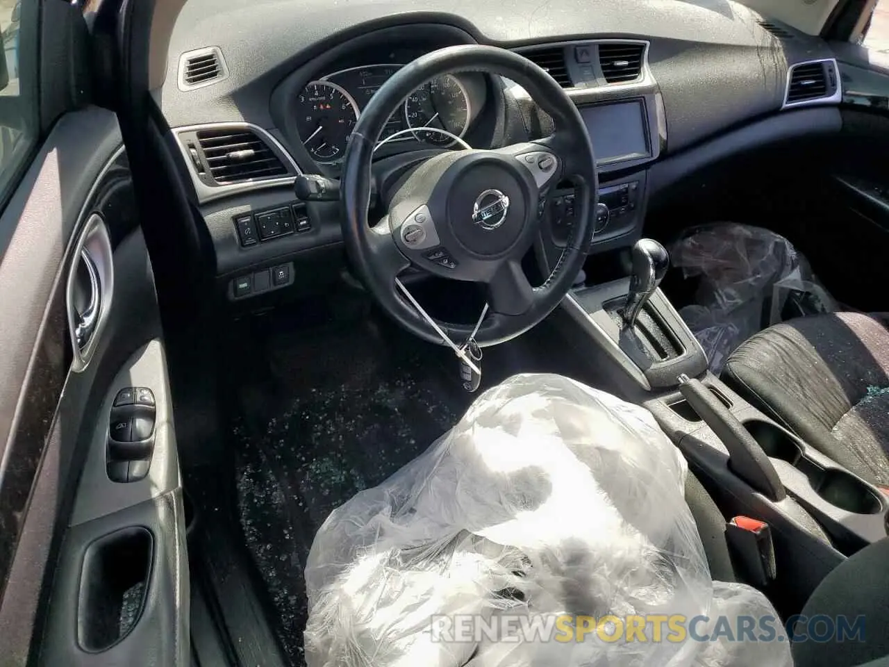 8 fotografías del automóvil dañado 3N1AB7AP3KY276767 NISSAN SENTRA 2019
