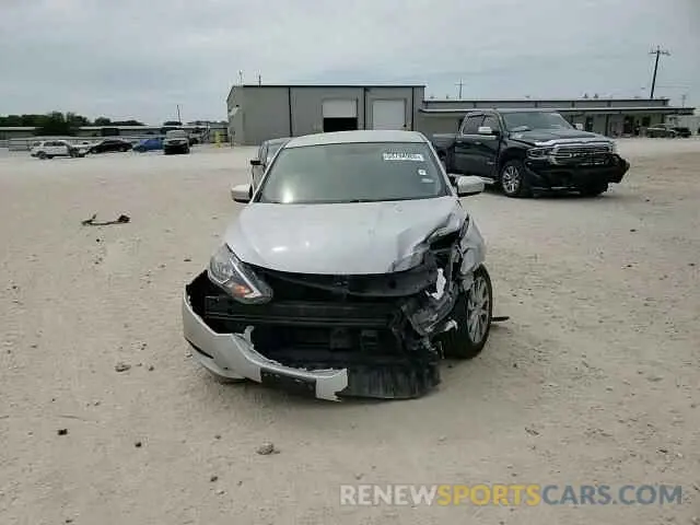 10 fotografías del automóvil dañado 3N1AB7AP3KY283394 NISSAN SENTRA 2019