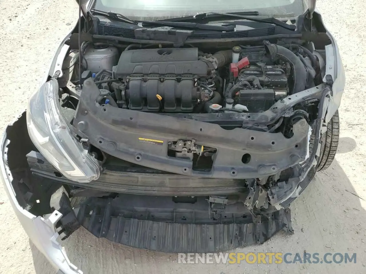 13 fotografías del automóvil dañado 3N1AB7AP3KY283394 NISSAN SENTRA 2019