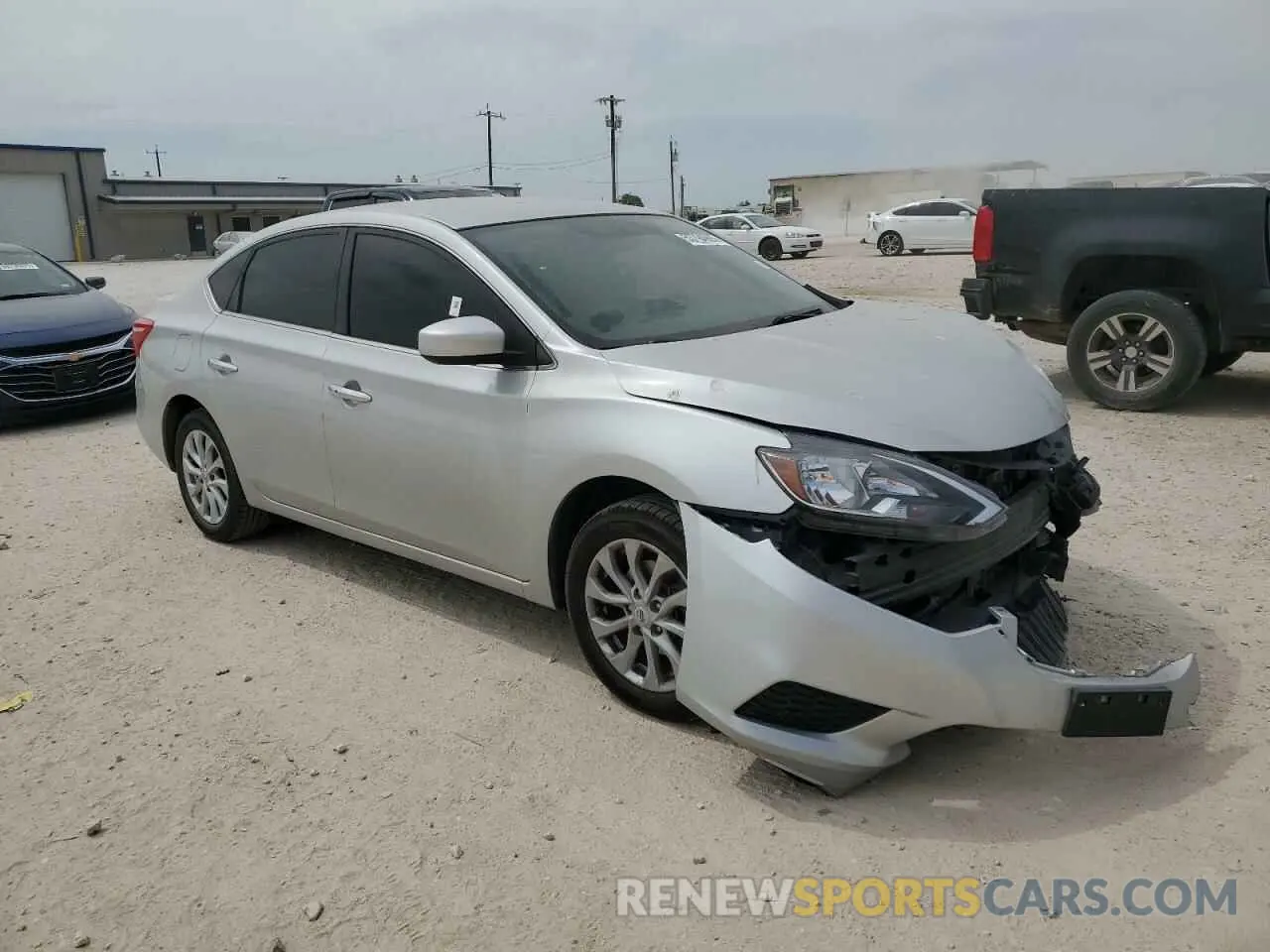 4 fotografías del automóvil dañado 3N1AB7AP3KY283394 NISSAN SENTRA 2019