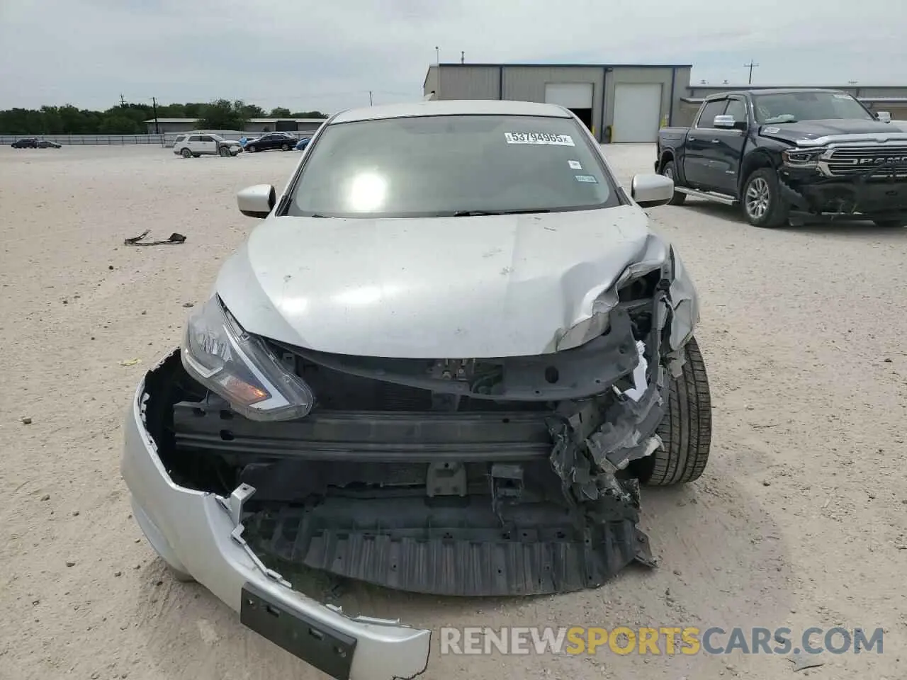 5 fotografías del automóvil dañado 3N1AB7AP3KY283394 NISSAN SENTRA 2019