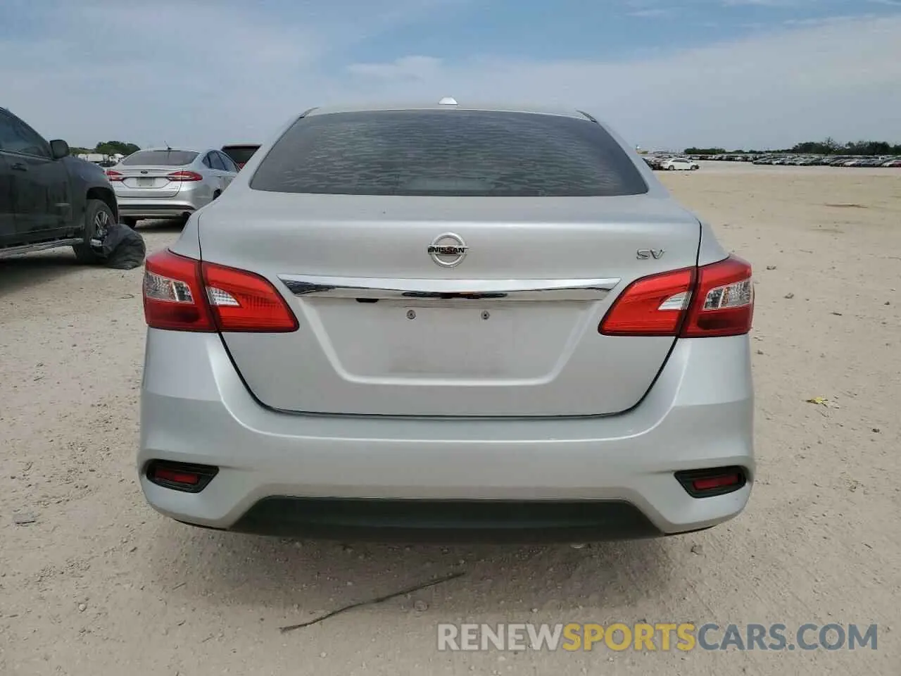 6 fotografías del automóvil dañado 3N1AB7AP3KY283394 NISSAN SENTRA 2019