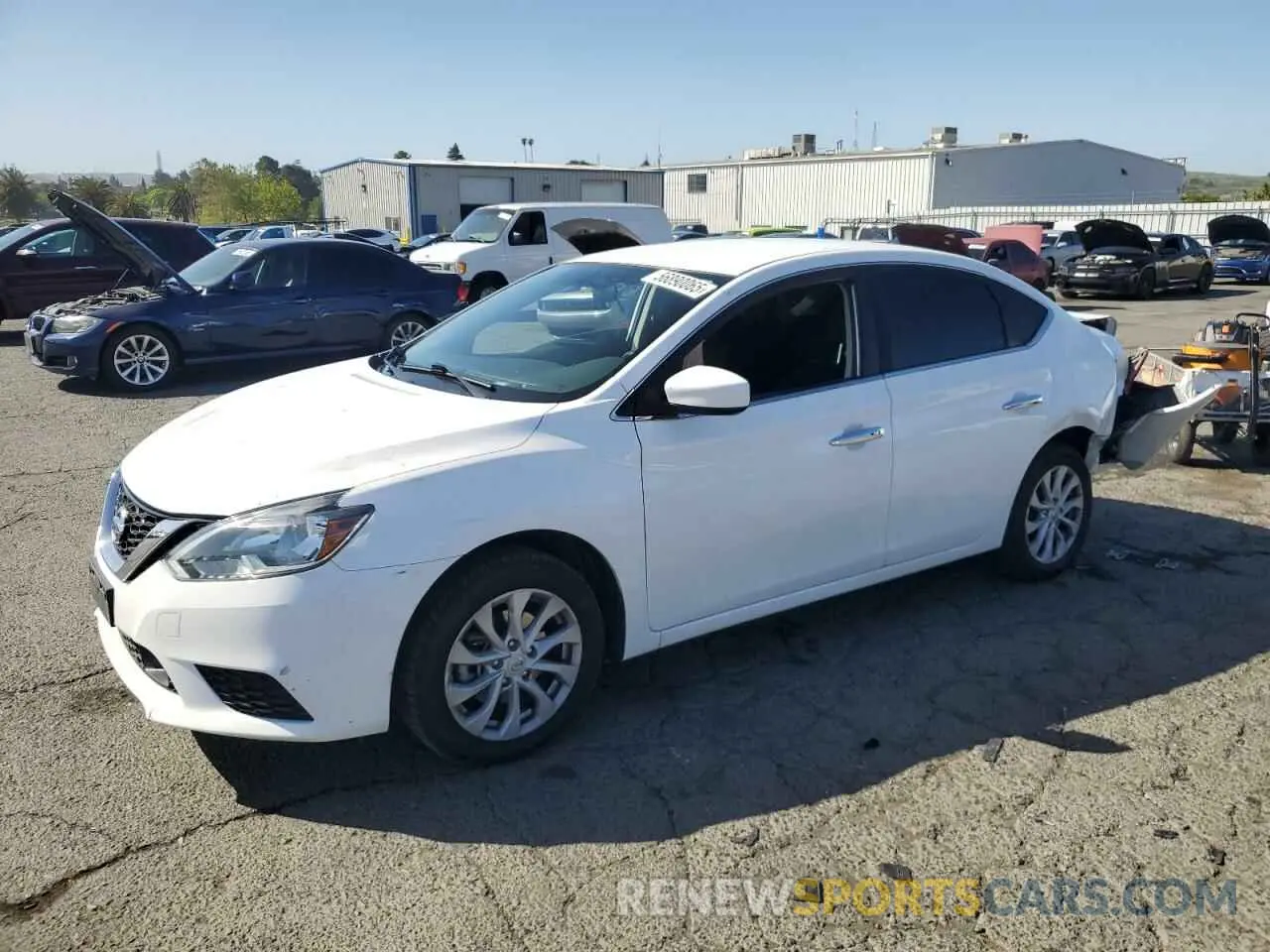 1 fotografías del automóvil dañado 3N1AB7AP3KY284030 NISSAN SENTRA 2019