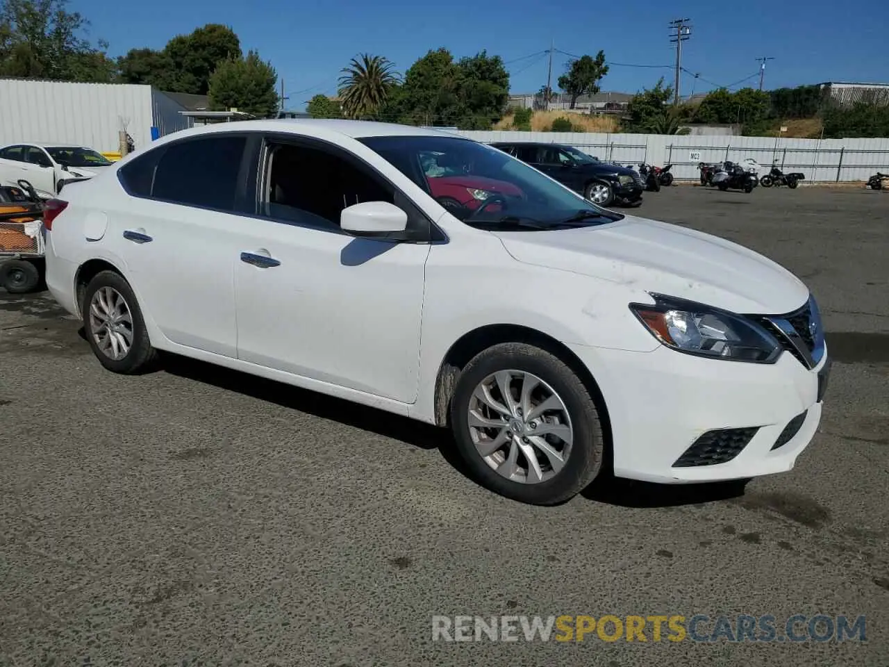 4 fotografías del automóvil dañado 3N1AB7AP3KY284030 NISSAN SENTRA 2019