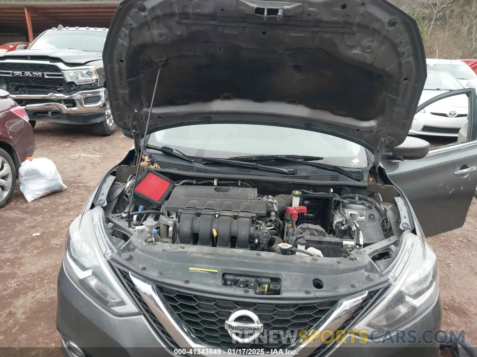 10 fotografías del automóvil dañado 3N1AB7AP3KY287686 NISSAN SENTRA 2019