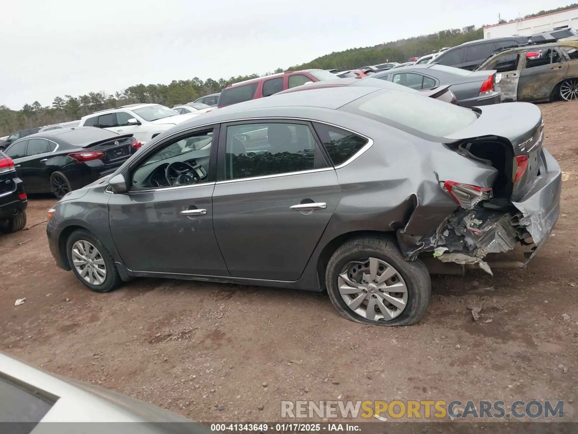 14 fotografías del automóvil dañado 3N1AB7AP3KY287686 NISSAN SENTRA 2019