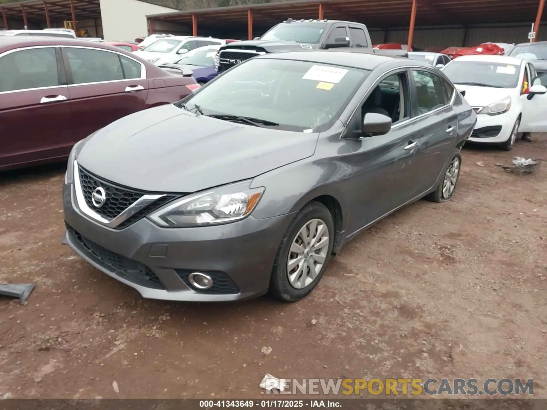 2 fotografías del automóvil dañado 3N1AB7AP3KY287686 NISSAN SENTRA 2019