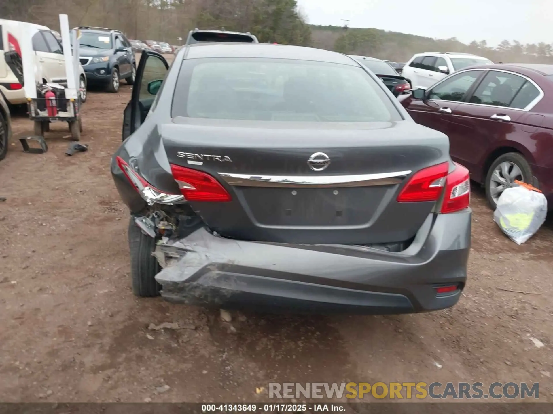 6 fotografías del automóvil dañado 3N1AB7AP3KY287686 NISSAN SENTRA 2019