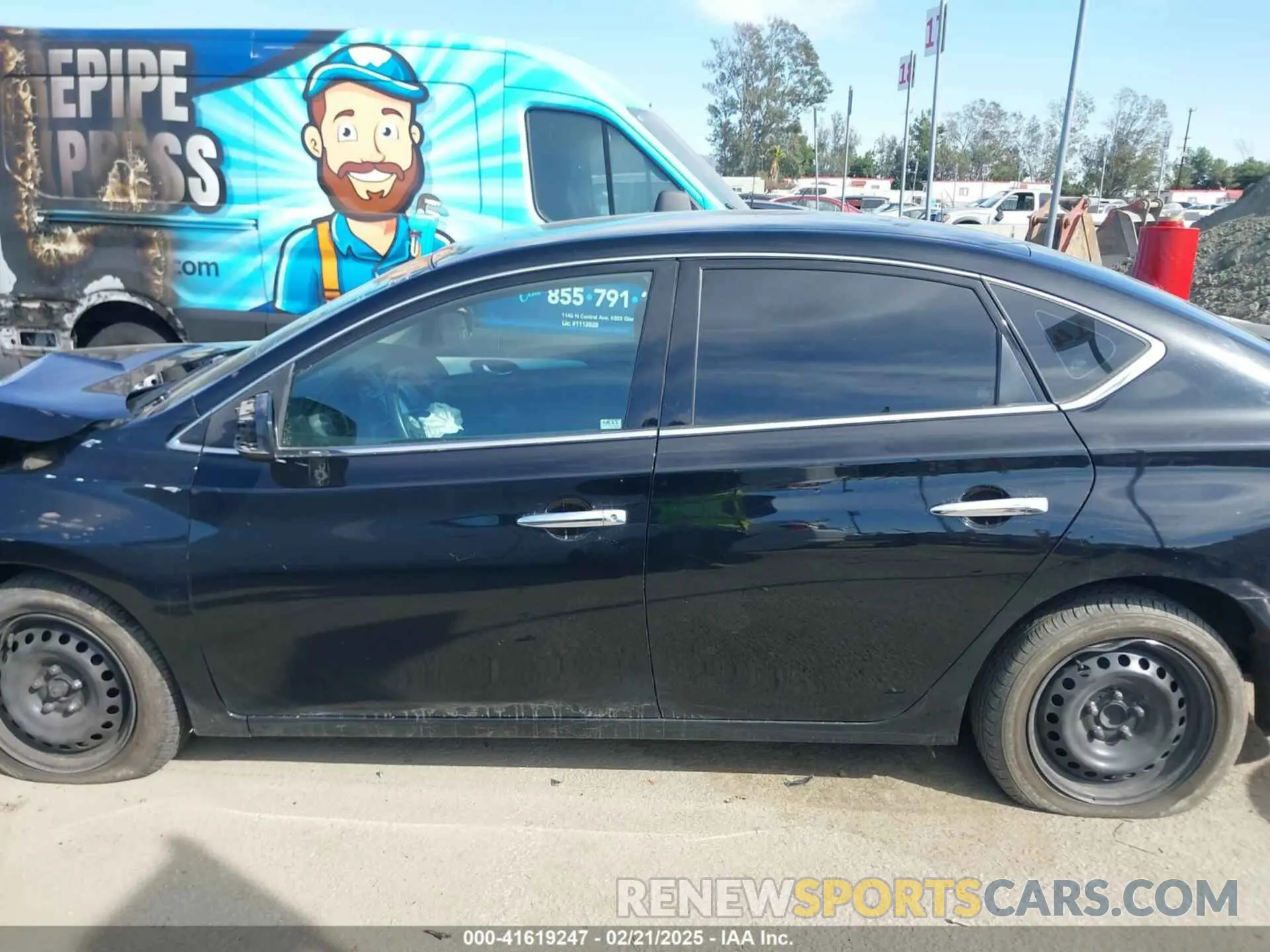 14 fotografías del automóvil dañado 3N1AB7AP3KY301246 NISSAN SENTRA 2019