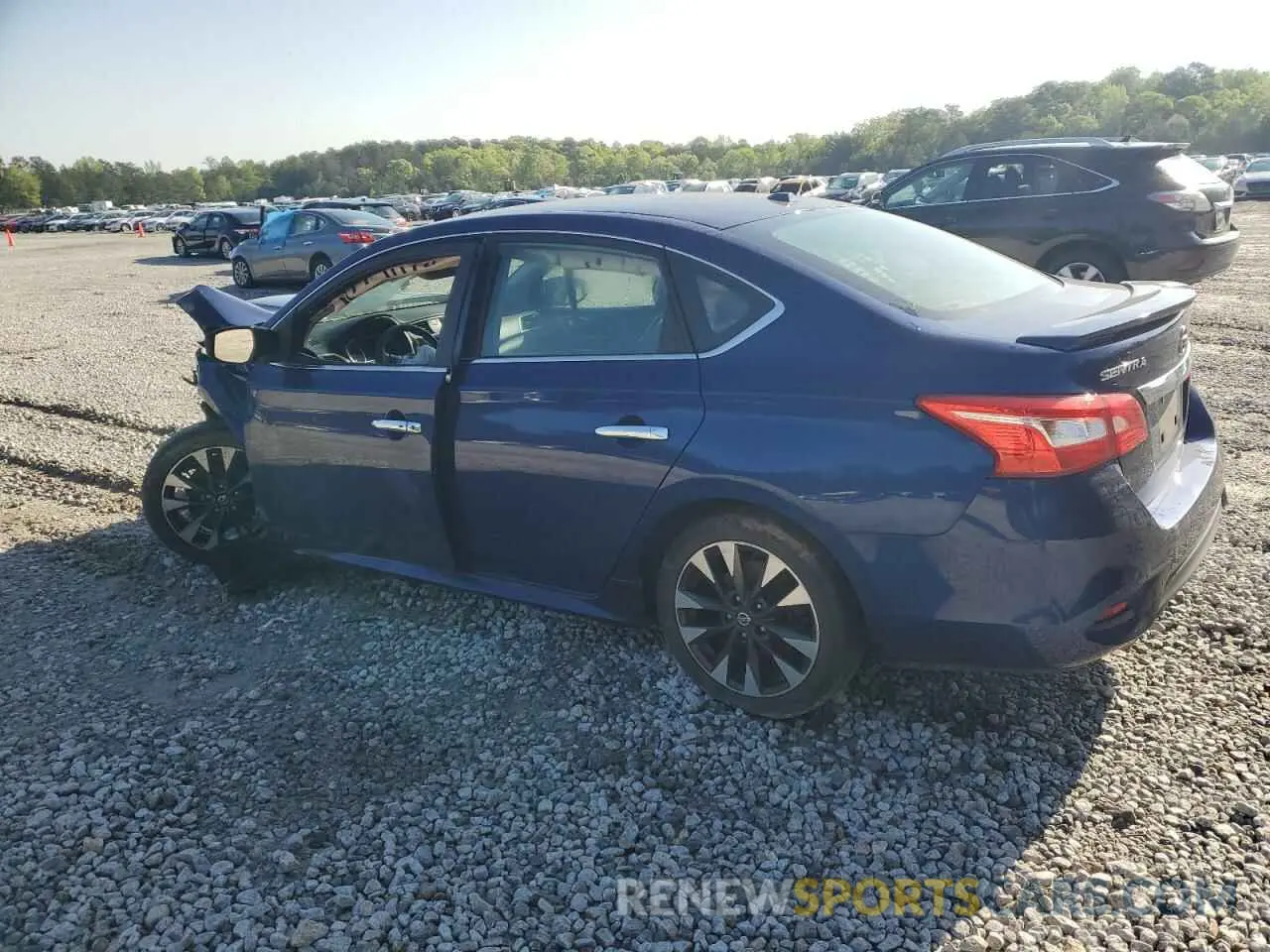 2 fotografías del automóvil dañado 3N1AB7AP3KY304468 NISSAN SENTRA 2019