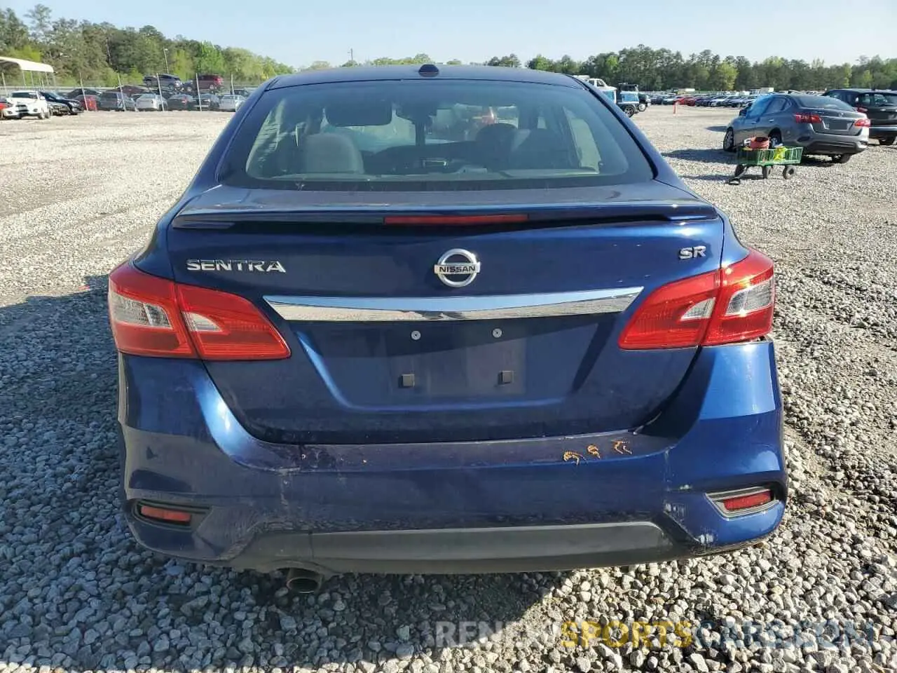 6 fotografías del automóvil dañado 3N1AB7AP3KY304468 NISSAN SENTRA 2019