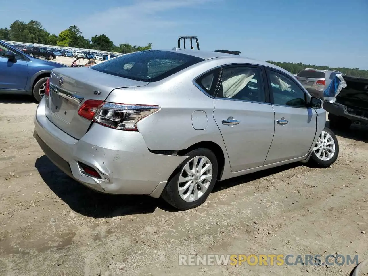 3 fotografías del automóvil dañado 3N1AB7AP3KY346509 NISSAN SENTRA 2019