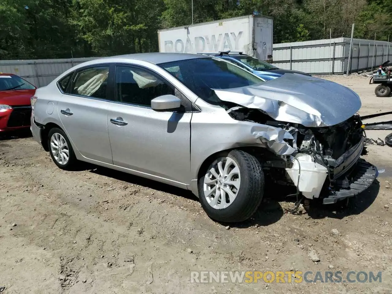 4 fotografías del automóvil dañado 3N1AB7AP3KY346509 NISSAN SENTRA 2019