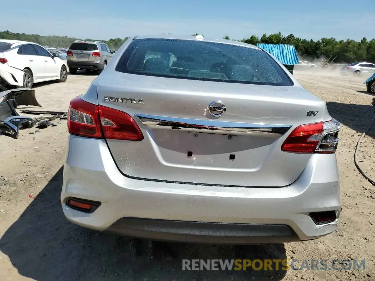 6 fotografías del automóvil dañado 3N1AB7AP3KY346509 NISSAN SENTRA 2019