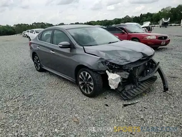 14 fotografías del automóvil dañado 3N1AB7AP3KY346607 NISSAN SENTRA 2019