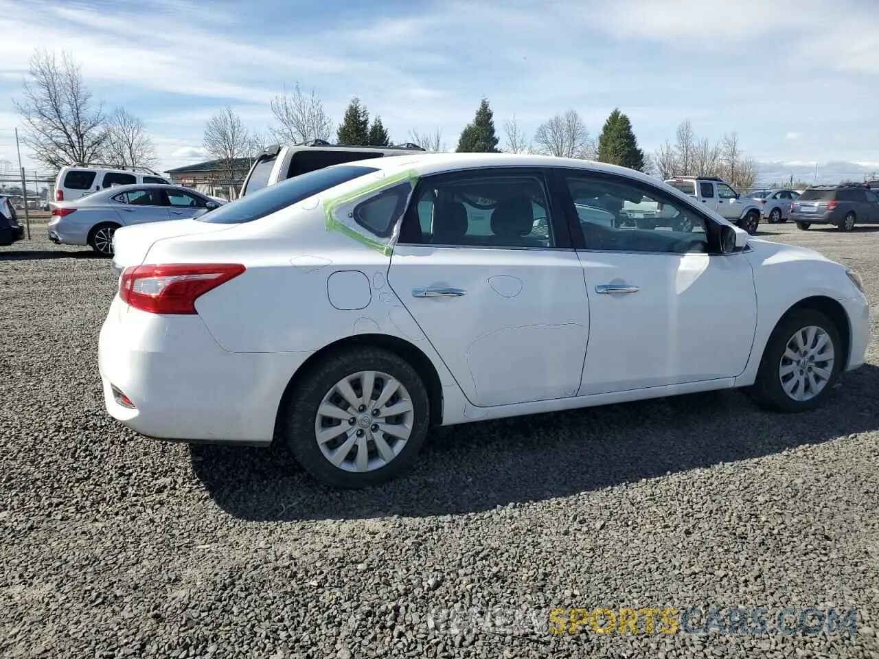 3 fotografías del automóvil dañado 3N1AB7AP3KY363732 NISSAN SENTRA 2019
