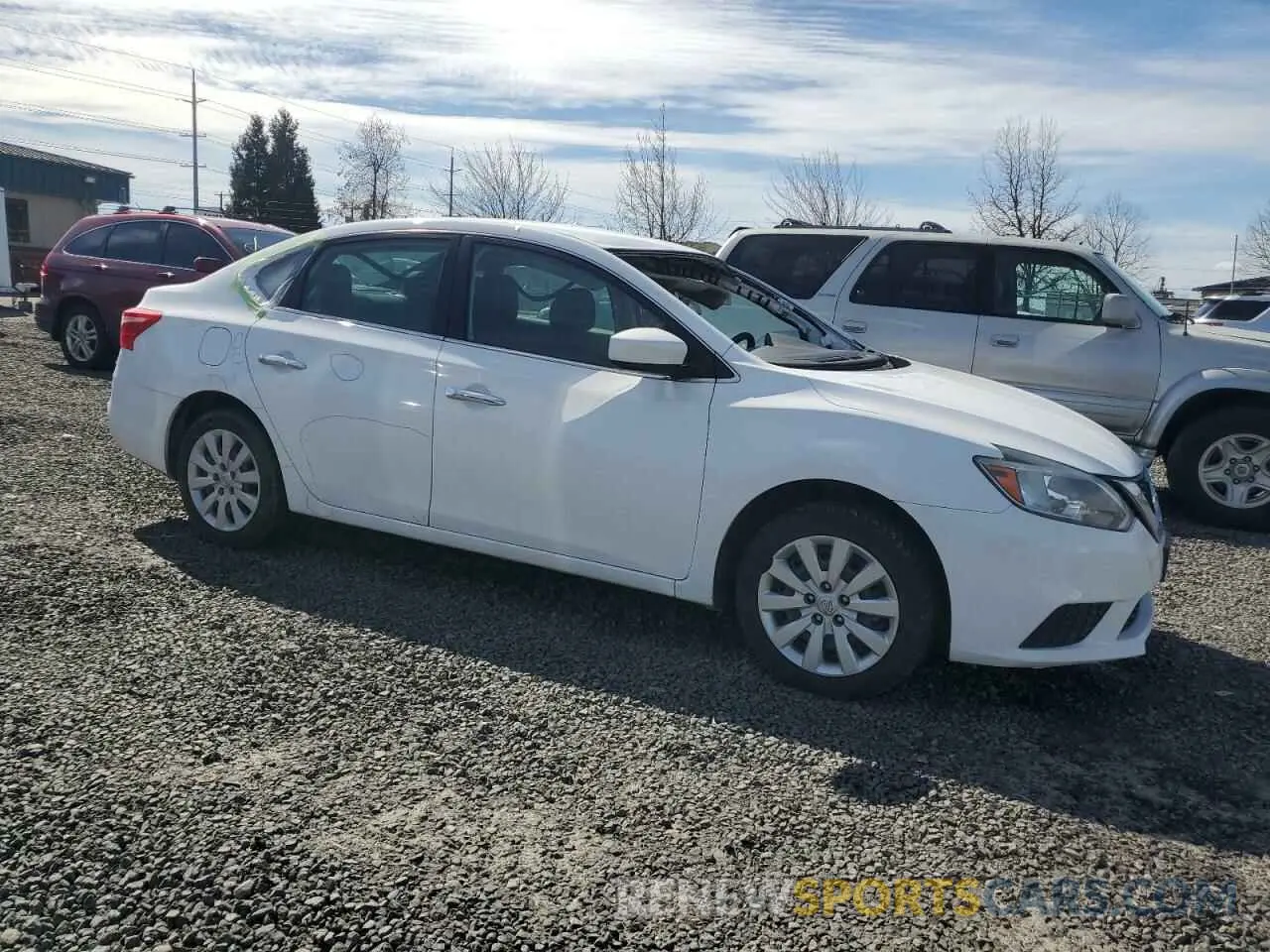 4 fotografías del automóvil dañado 3N1AB7AP3KY363732 NISSAN SENTRA 2019