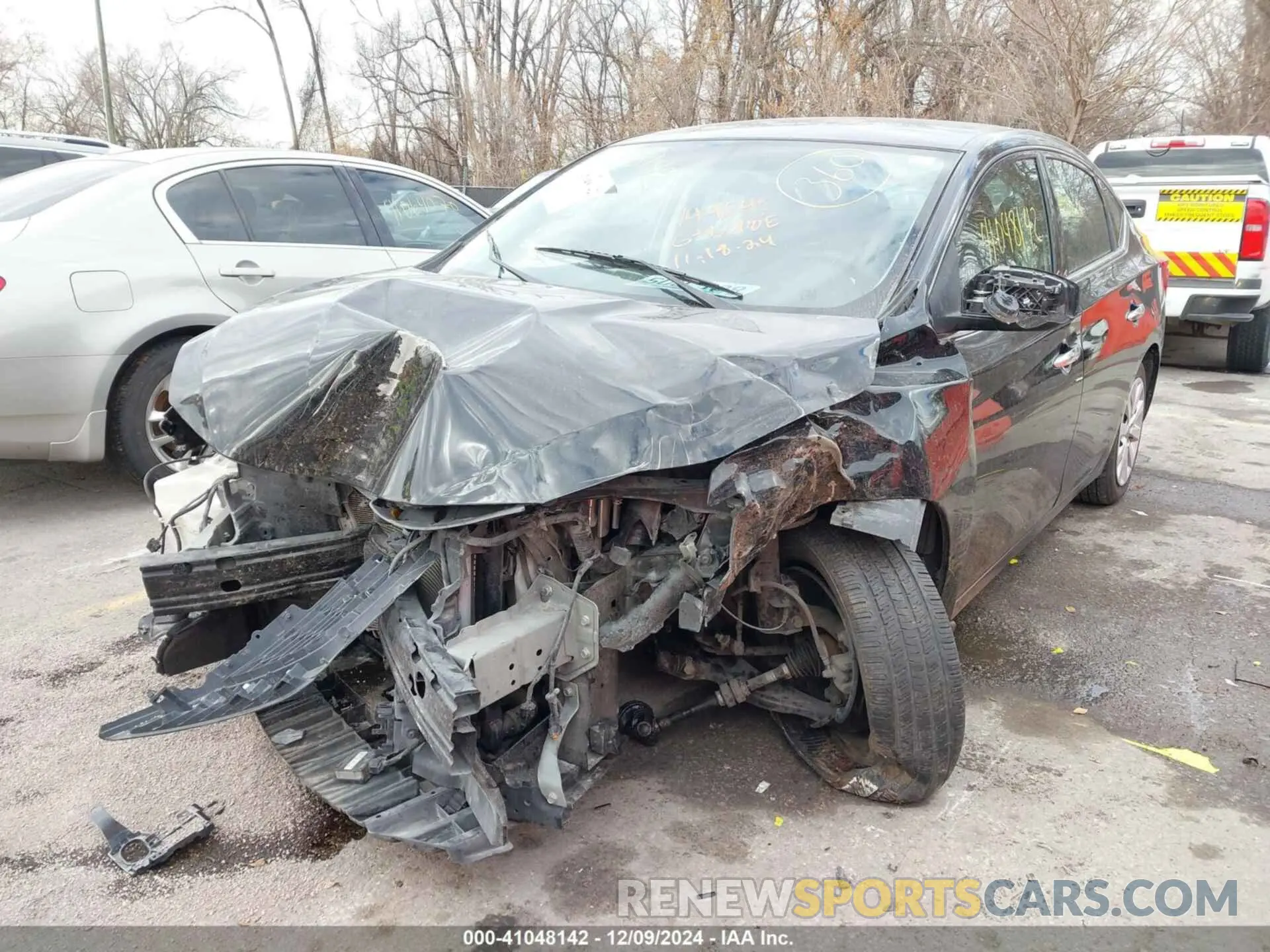 6 fotografías del automóvil dañado 3N1AB7AP3KY364055 NISSAN SENTRA 2019