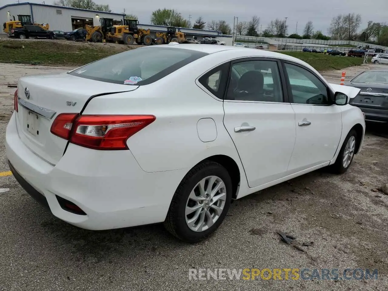 3 fotografías del automóvil dañado 3N1AB7AP3KY374407 NISSAN SENTRA 2019