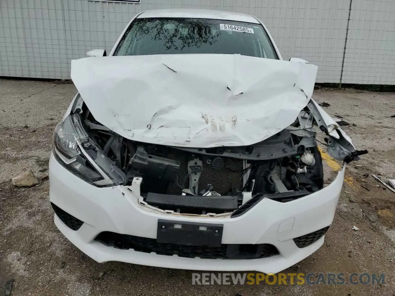 5 fotografías del automóvil dañado 3N1AB7AP3KY374407 NISSAN SENTRA 2019