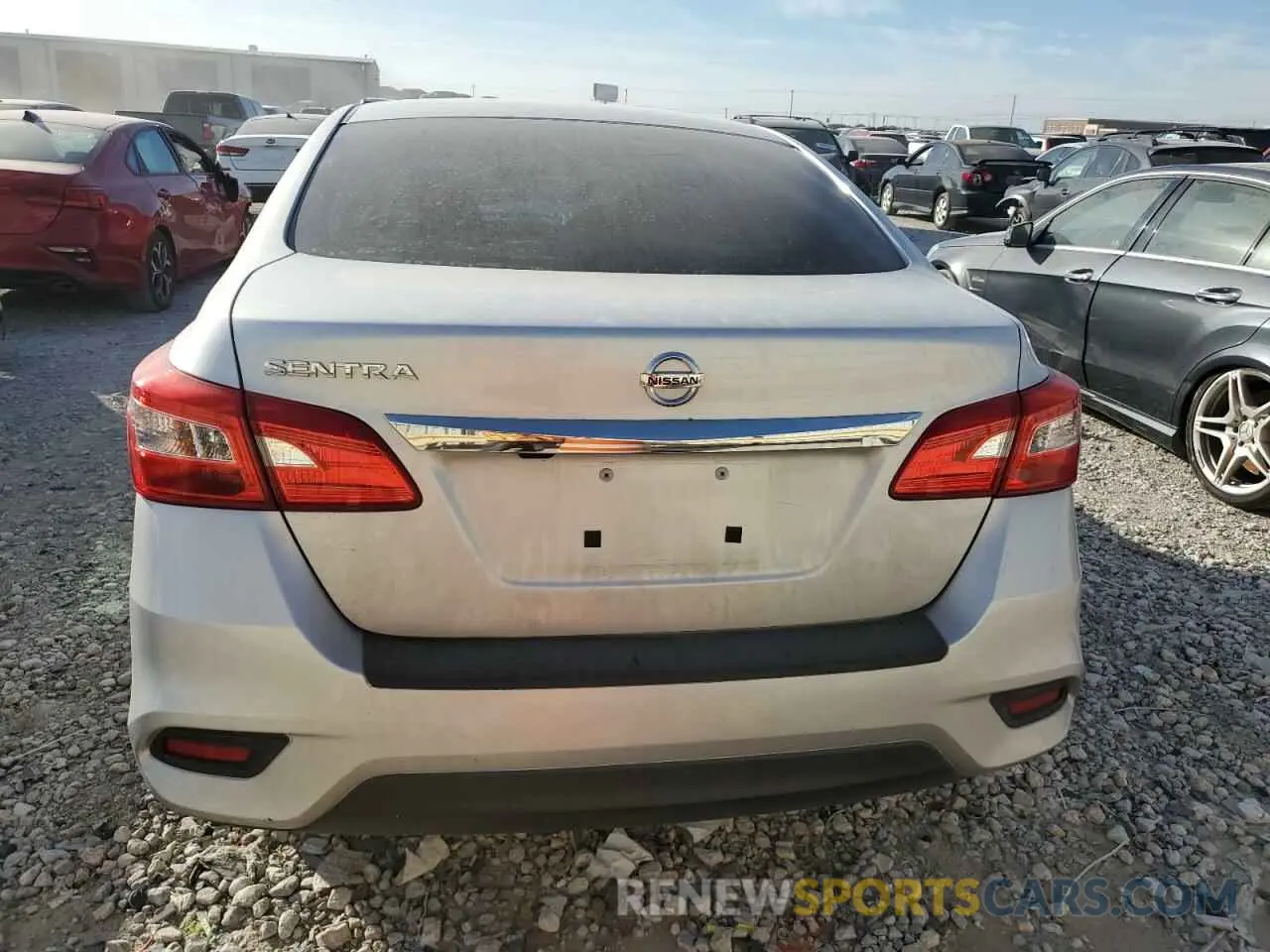 6 fotografías del automóvil dañado 3N1AB7AP3KY374598 NISSAN SENTRA 2019