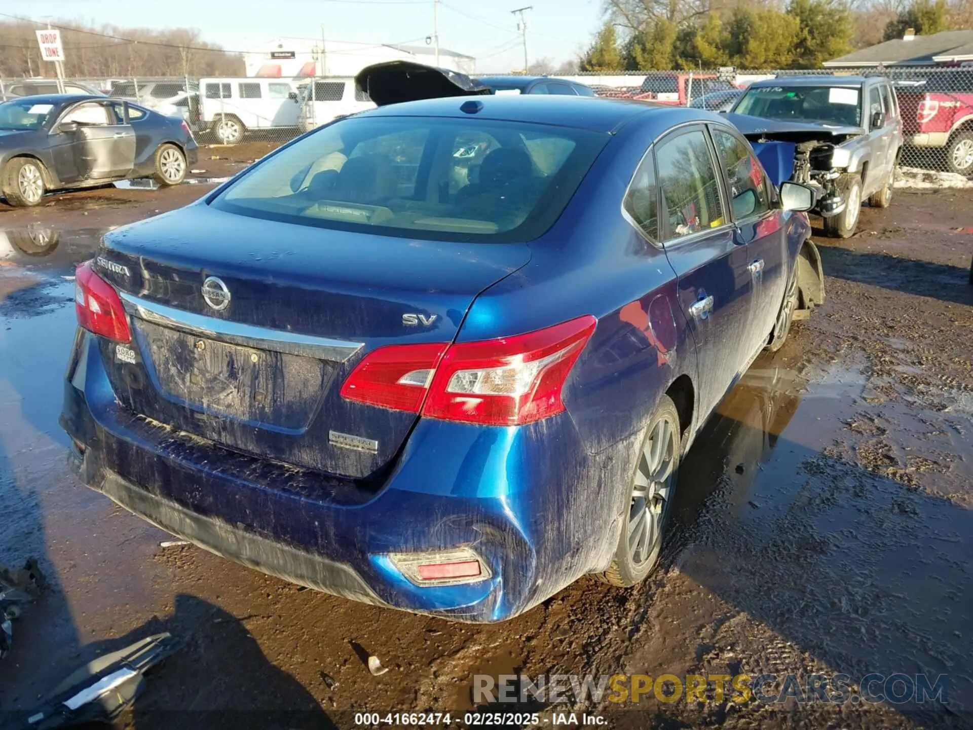 4 fotografías del automóvil dañado 3N1AB7AP3KY377064 NISSAN SENTRA 2019