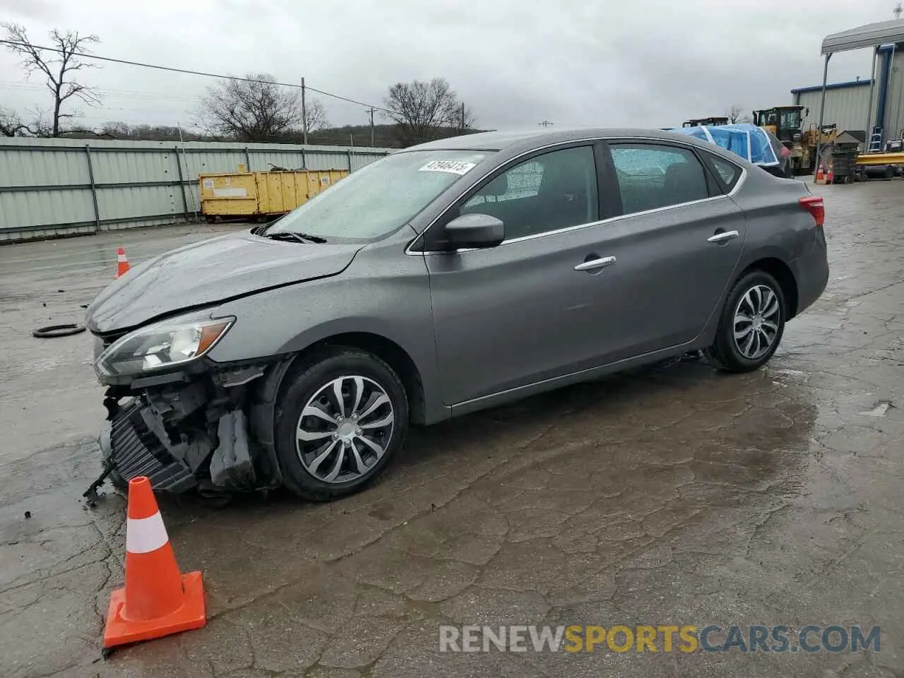 1 fotografías del automóvil dañado 3N1AB7AP3KY380157 NISSAN SENTRA 2019