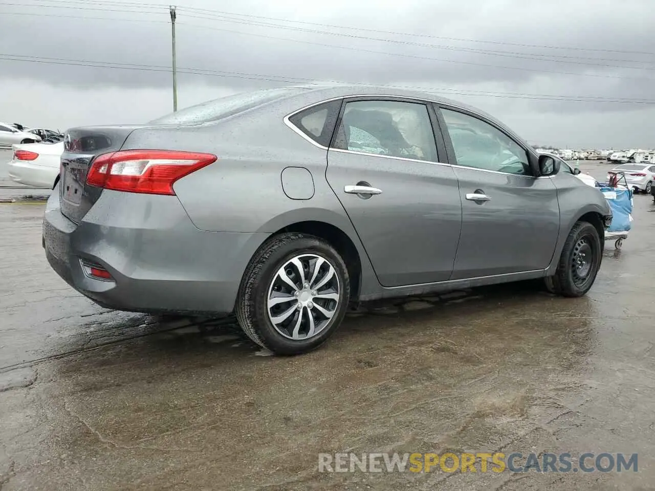 3 fotografías del automóvil dañado 3N1AB7AP3KY380157 NISSAN SENTRA 2019