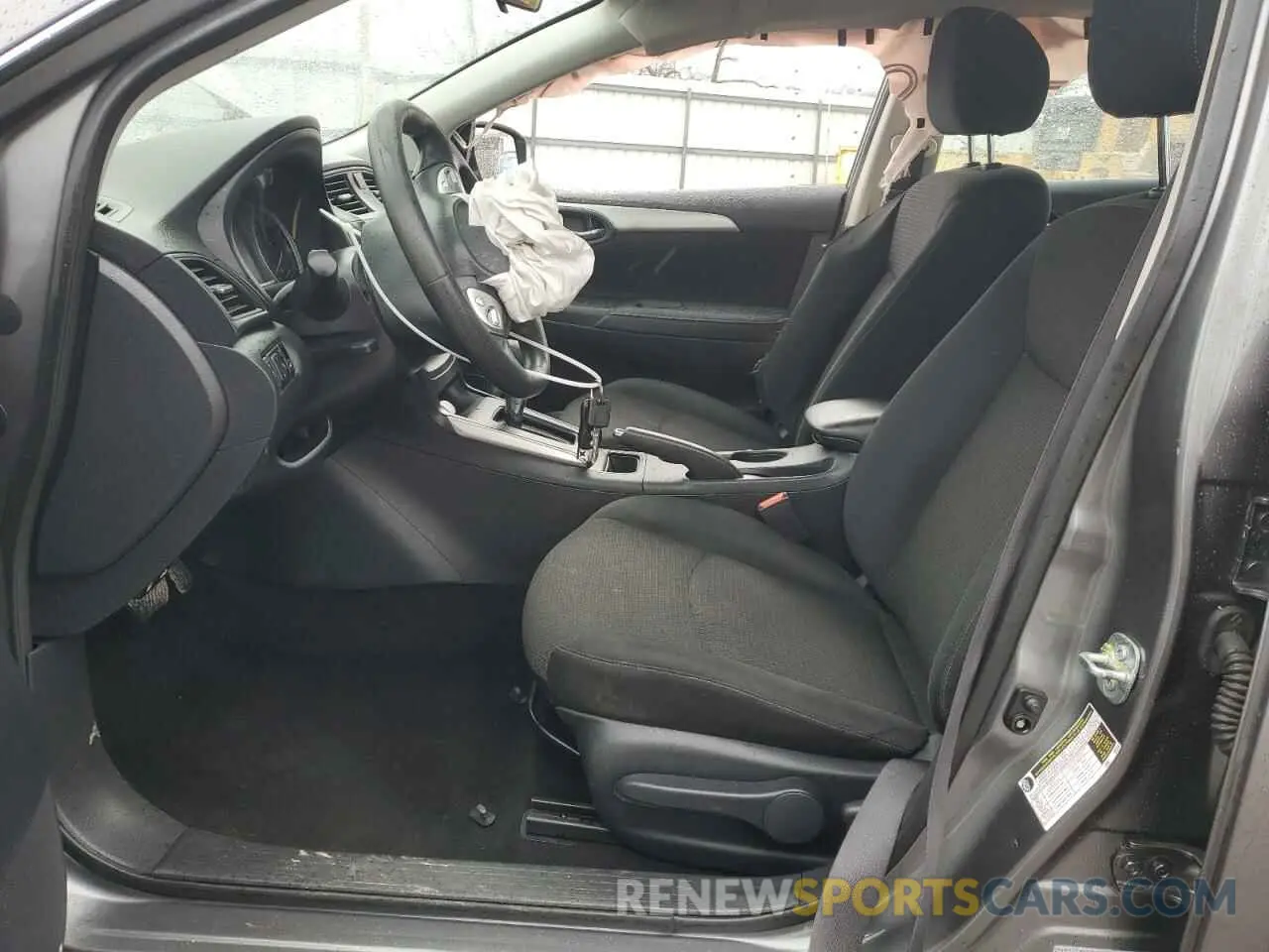 7 fotografías del automóvil dañado 3N1AB7AP3KY380157 NISSAN SENTRA 2019