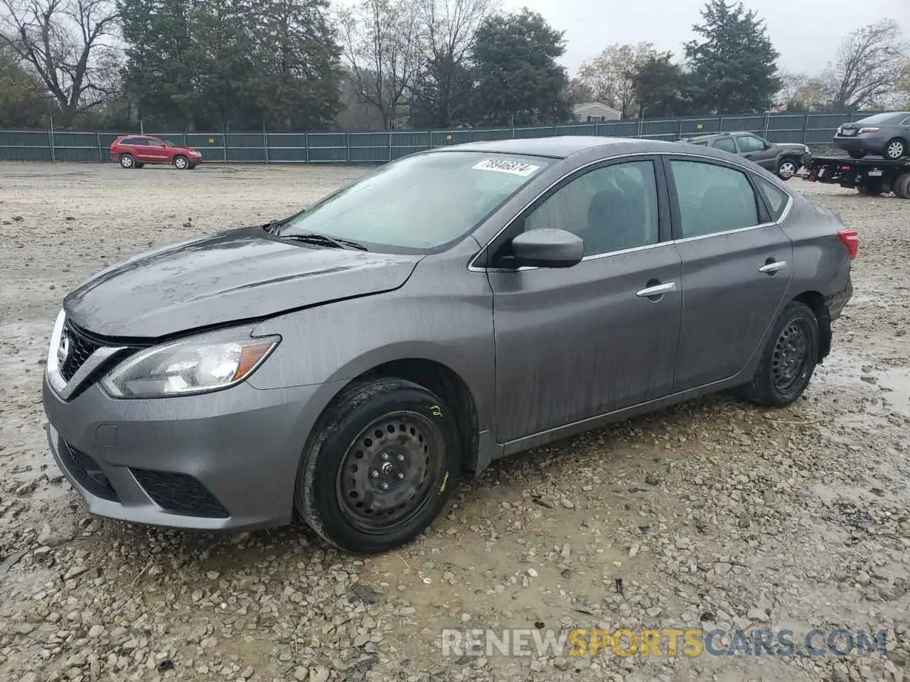 1 fotografías del automóvil dañado 3N1AB7AP3KY386296 NISSAN SENTRA 2019