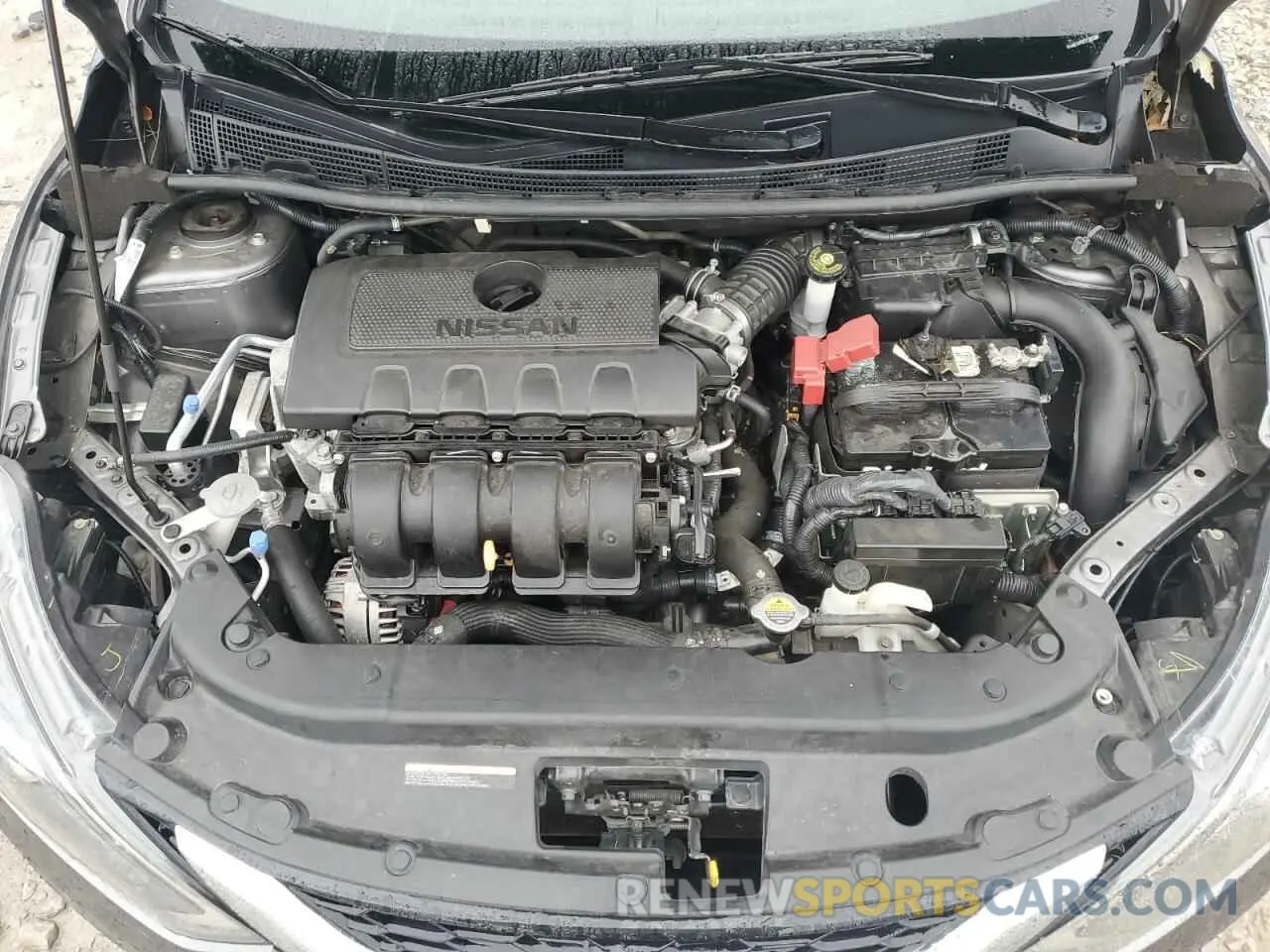 12 fotografías del automóvil dañado 3N1AB7AP3KY386296 NISSAN SENTRA 2019