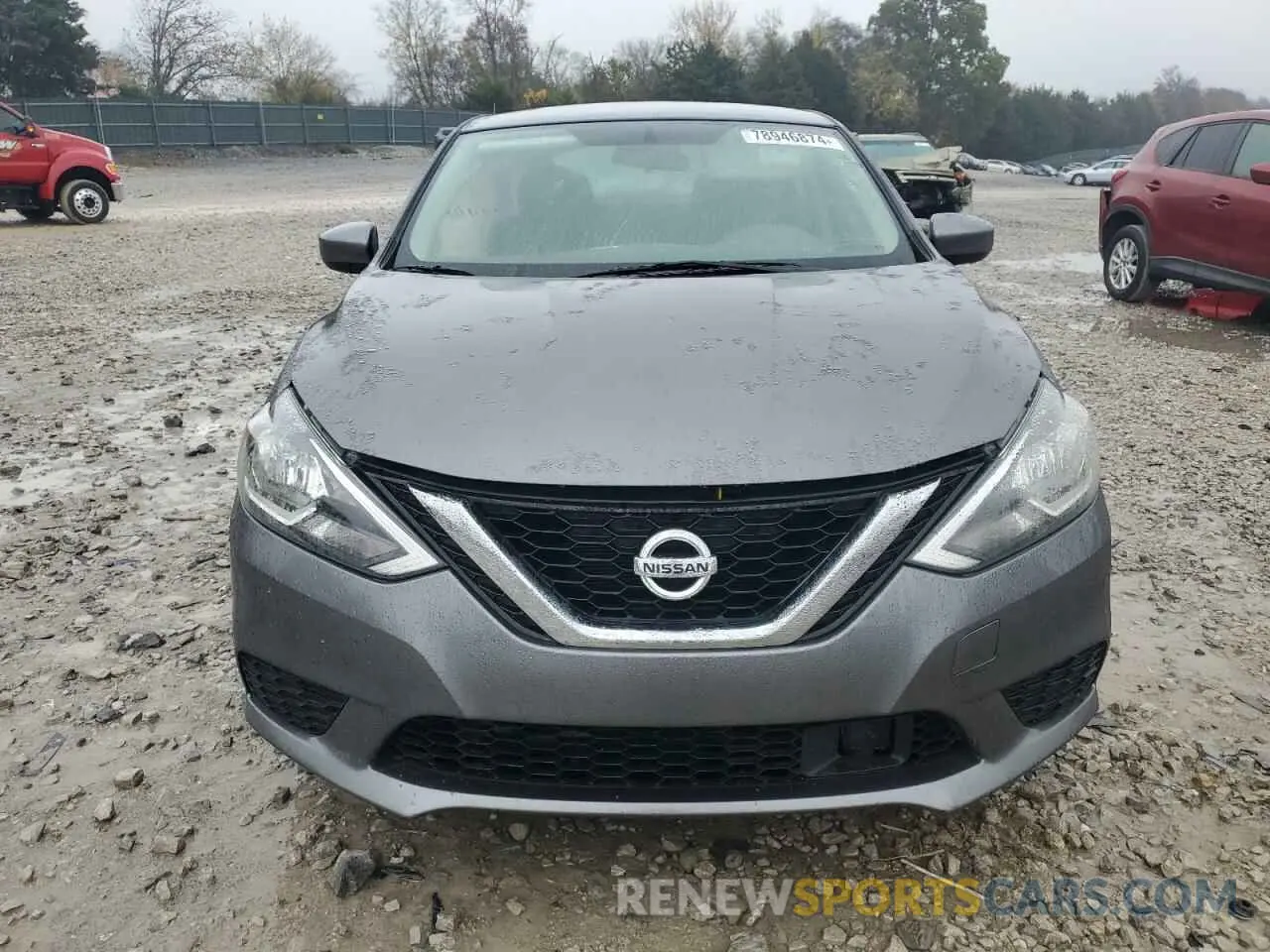 5 fotografías del automóvil dañado 3N1AB7AP3KY386296 NISSAN SENTRA 2019