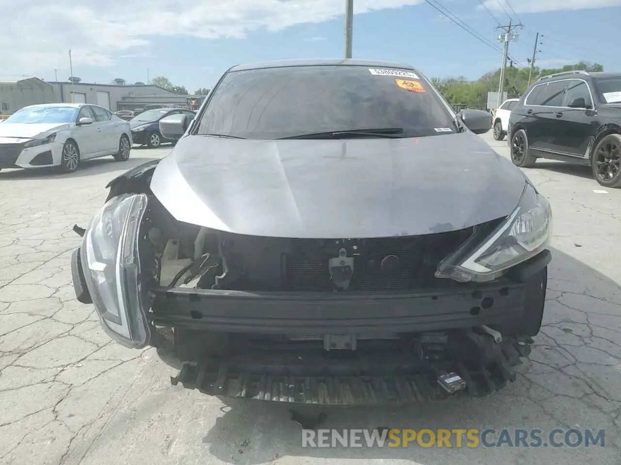 5 fotografías del automóvil dañado 3N1AB7AP3KY396665 NISSAN SENTRA 2019