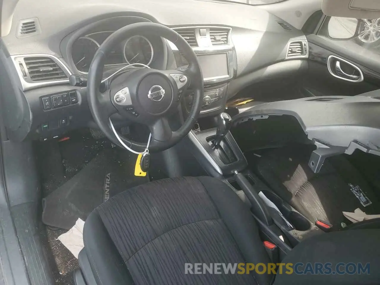 8 fotografías del automóvil dañado 3N1AB7AP3KY396665 NISSAN SENTRA 2019