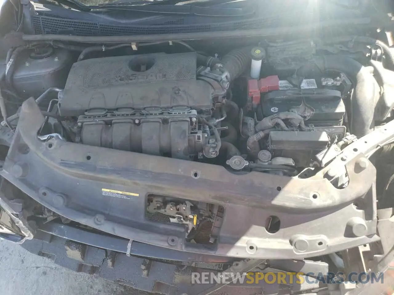 12 fotografías del automóvil dañado 3N1AB7AP3KY401007 NISSAN SENTRA 2019