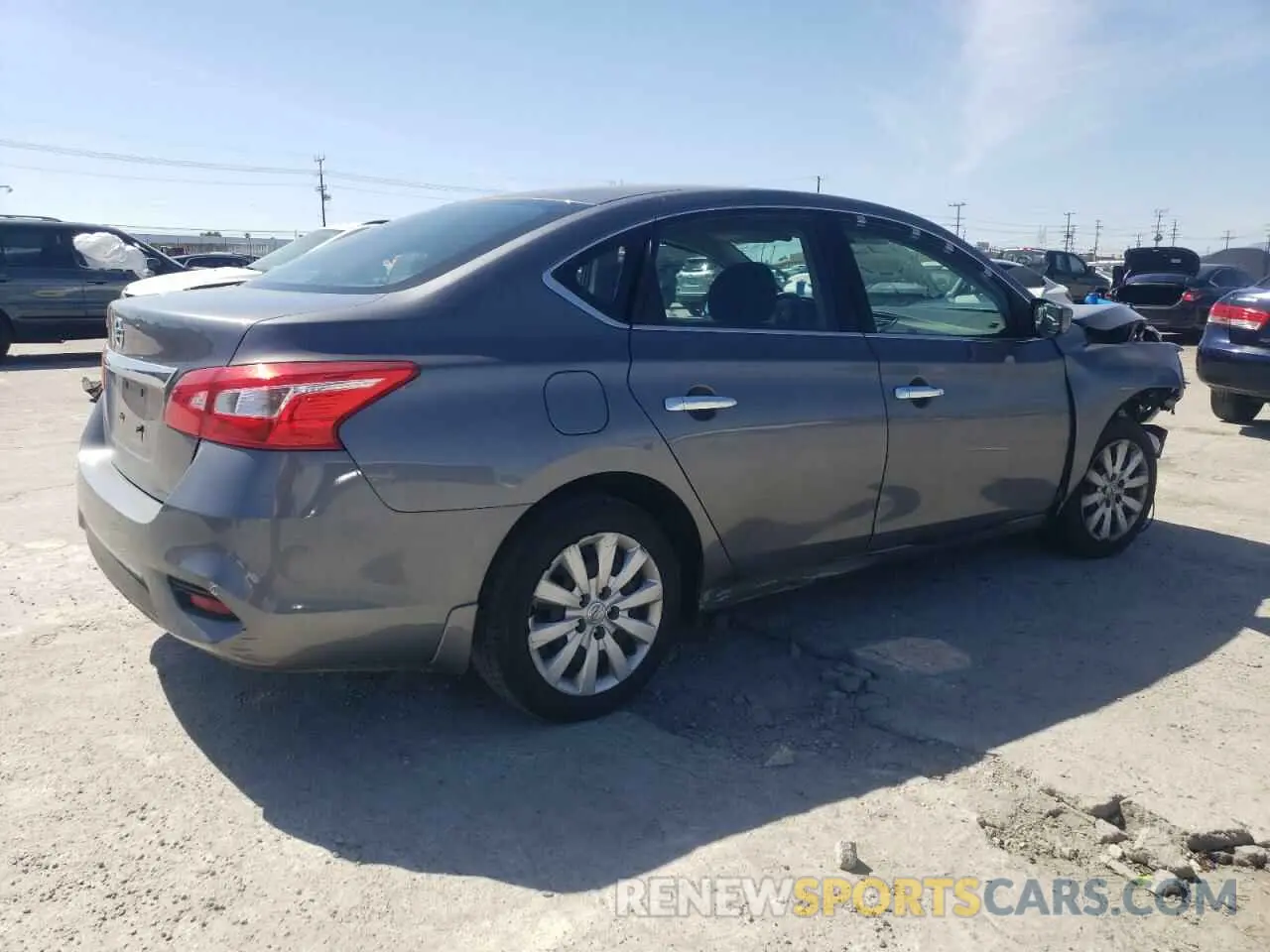 3 fotografías del automóvil dañado 3N1AB7AP3KY401007 NISSAN SENTRA 2019