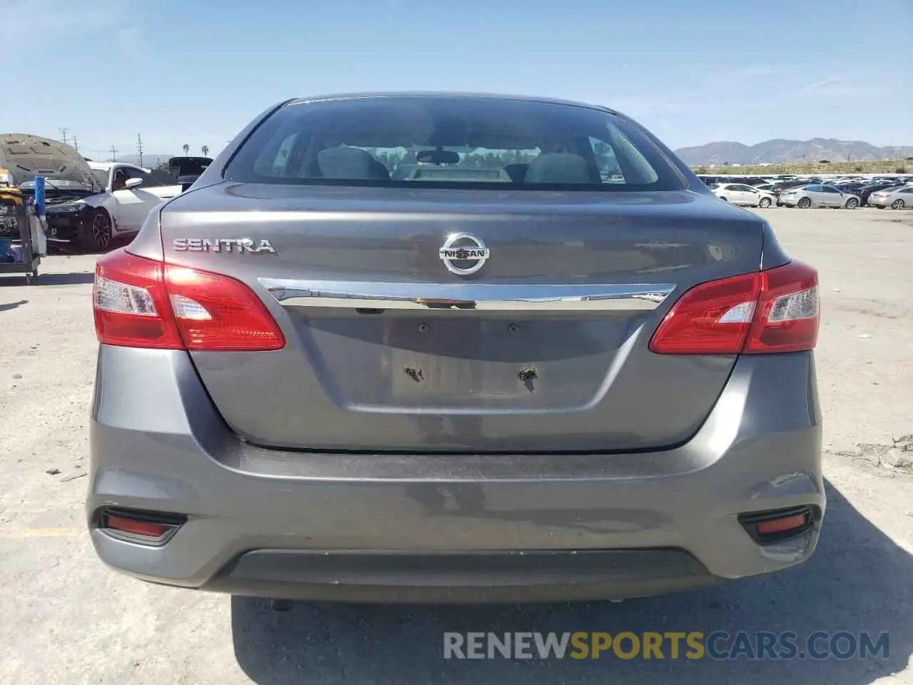 6 fotografías del automóvil dañado 3N1AB7AP3KY401007 NISSAN SENTRA 2019